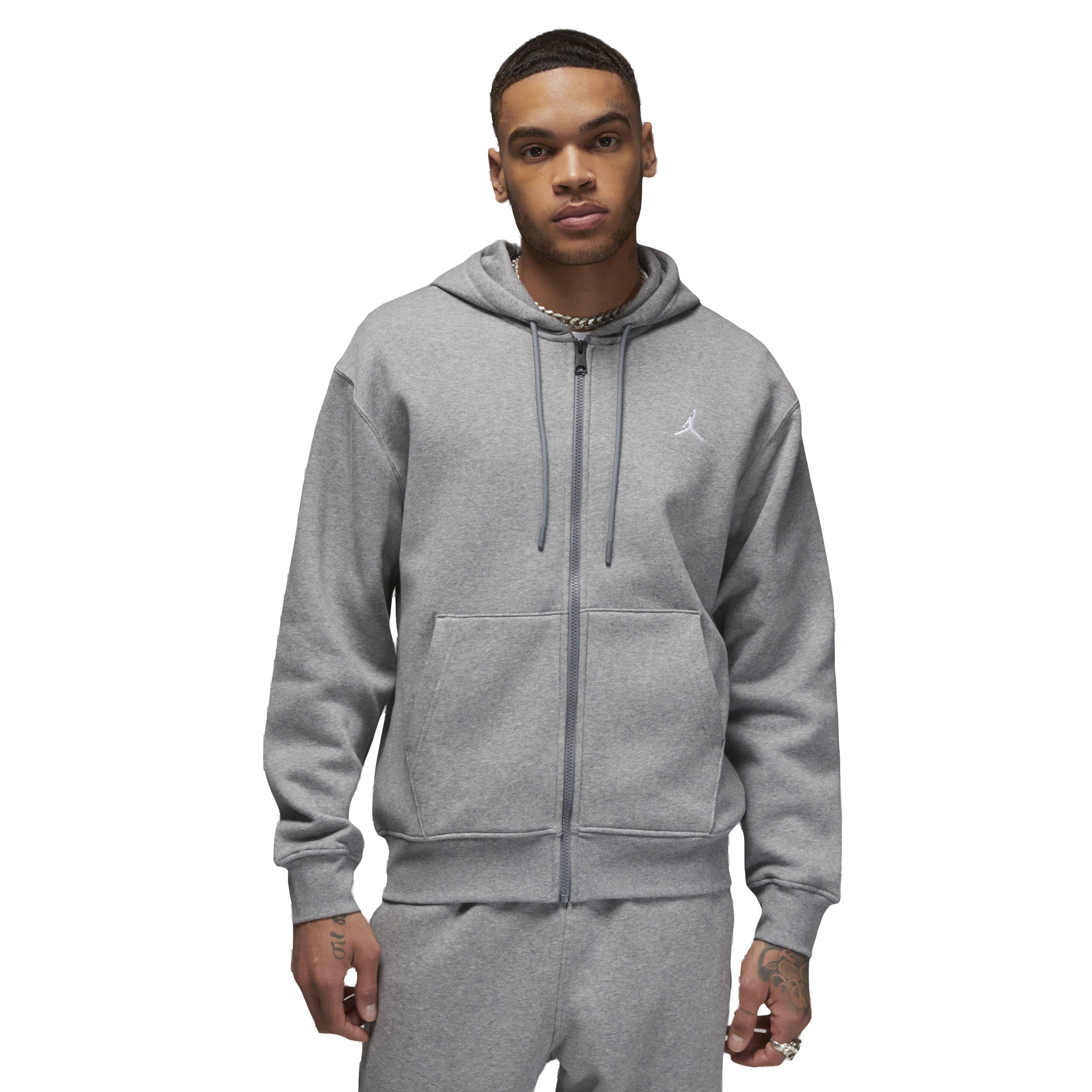 Jordan Men's Essentials Full-Zip Fleece Hoodie - Grey
